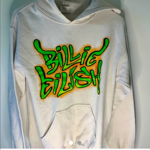 billie eilish Tops - Billie Eilish hoodie